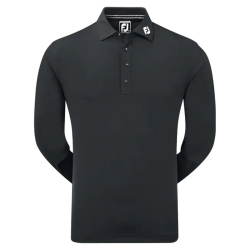 Footjoy - Polo Manches Longues ThermoCool - Noir