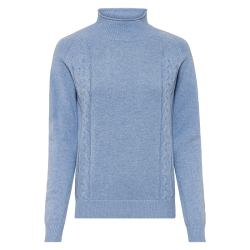 Golfino- Pullover Autumn Fairway Cable Femme - Bleu