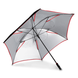 Titleist - Parapluies Tour Double Canopy - Noir-Rouge