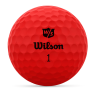 Wilson - 12 Balles Duo Optix - Rouge