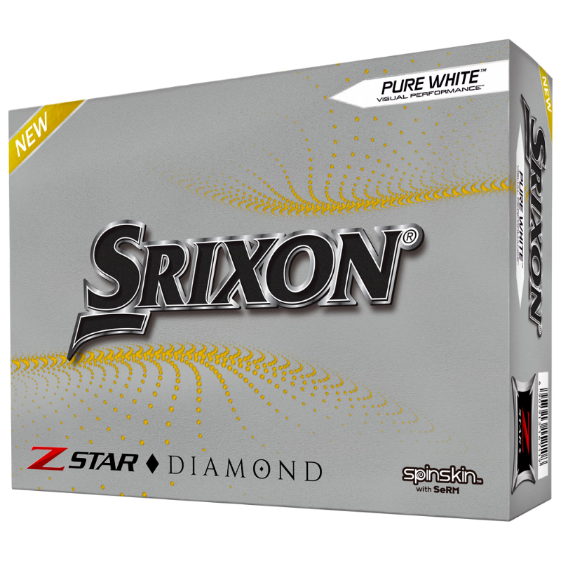 Srixon - 12 Balles Z-Star Diamond - Blanc