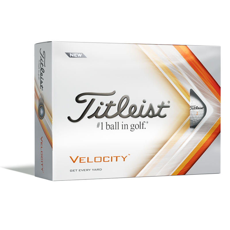 Titleist - Balles Velocity - Blanc
