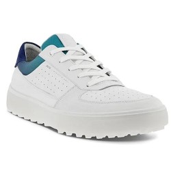 Ecco - chaussures homme Golf Tray - Blanc/Bleu