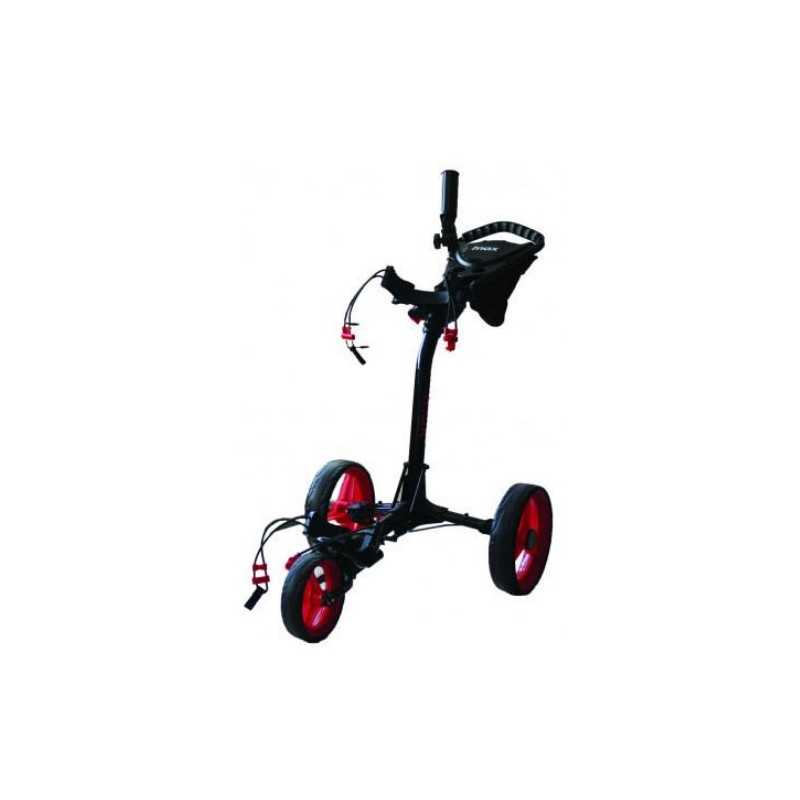 Imax - Chariot manuel 3 roues - Noir/Rouge