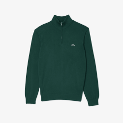 lacoste pull 1/4 zip homme