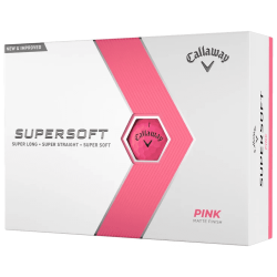 Callaway - balles supersoft (2023) - Rose mat