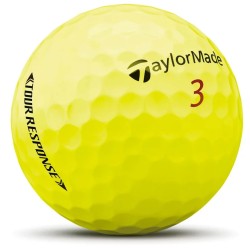 Taylormade - Balles tour response 22 (12) jaune
