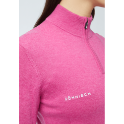 Rohnisch Pull Kora demi-zip tricoté femme