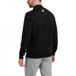 Footjoy Pull en laine Windstopper 1/2 zip - Noir