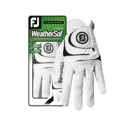 Footjoy - Gant WeatherSof Homme Gaucher - Blanc