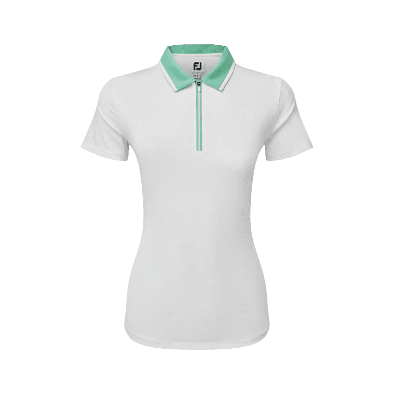 Footjoy polo uni en fil d'écosse femme