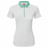 Footjoy polo uni en fil d'écosse femme