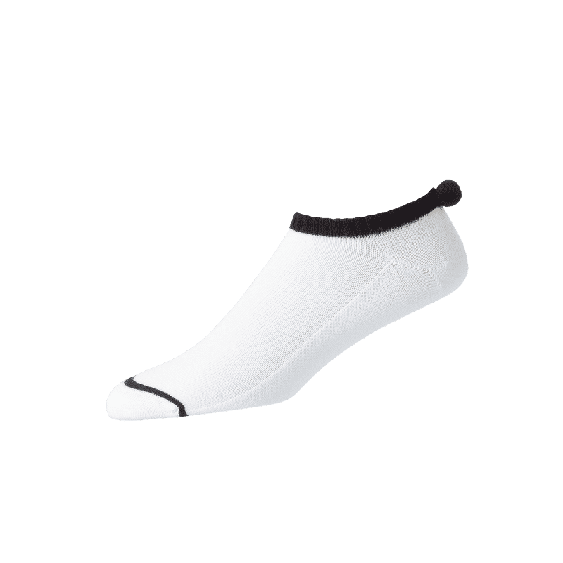 Footjoy Chaussettes Pompom Blanc/Noir