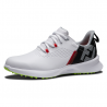 Footjoy - Chaussures Fuel Junior - Blanc/Noir/Rouge/Vert