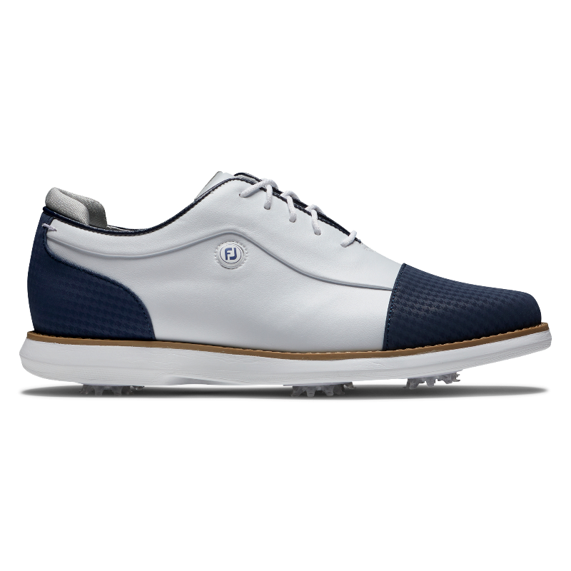 Footjoy - Chaussures femme Traditions Shield Tip - Blanc/Marine