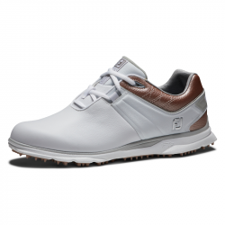 Footjoy - Chaussures PRO SL Femme - Blanc-Rose