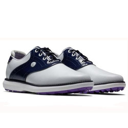 Footjoy - Chaussures Traditions femme - Blanc/Marine/Violet