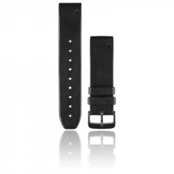 Garmin - Bracelet Cuir Perforé QuickFit 22mm - Noir