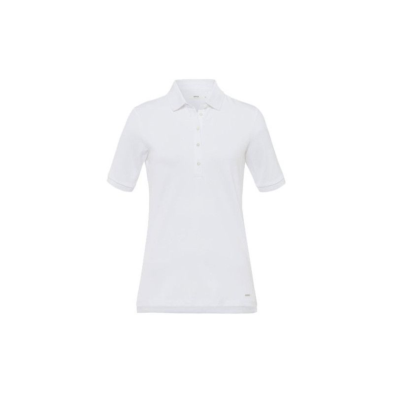 Brax - Polo Cleo manches courtes femme - Blanc