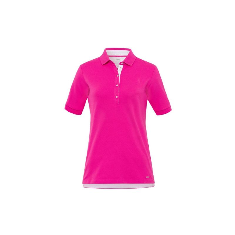 Brax Polo Cleo manches courtes femme - Fuchsia