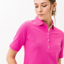 Brax Polo Cleo manches courtes femme - Fuchsia