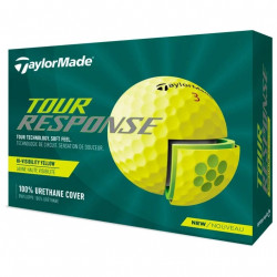 Taylormade - Balles tour response 22 (12) jaune