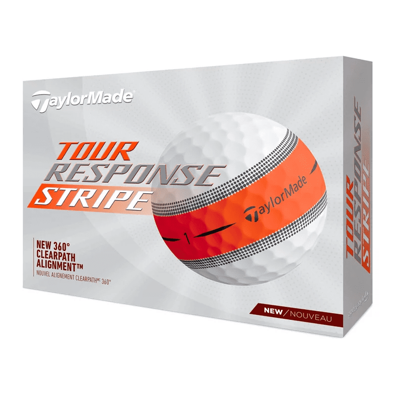 Taylormade - balles tour response stripe 22 (12 )