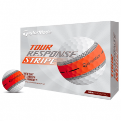 Taylormade - balles tour response stripe 22 (12 )