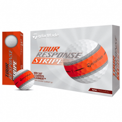 Taylormade - balles tour response stripe 22 (12 )