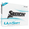 srixon - balles ultisoft douzaine blanc