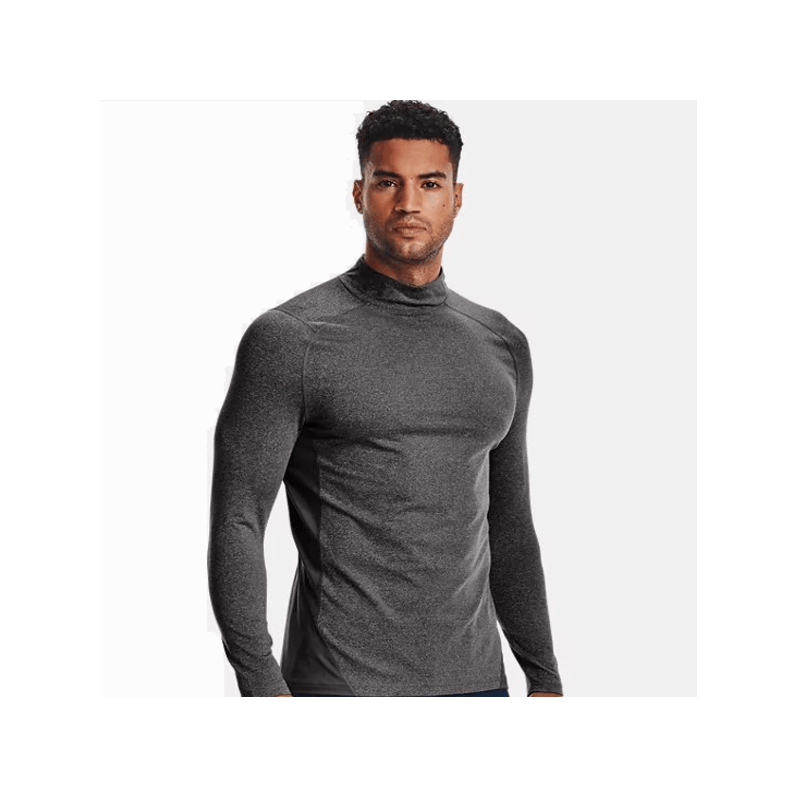 UA Baselayer Fitted Mock - Grey