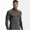 UA Baselayer Fitted Mock - Grey