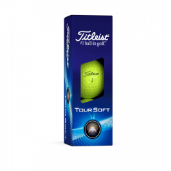 titleist balles tour soft jaune 2024