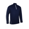 sunderland pull hamsin col zippé doublé homme navy-white