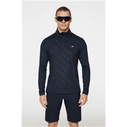 J.Lindeberg Pull Luke Deboss Mid Layer homme navy