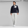 Puma Pull Polaire Fleeze 1/4 zip homme navy white glow