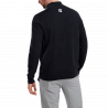 footjoy pull homme wool blend 1/2 zip - Marine