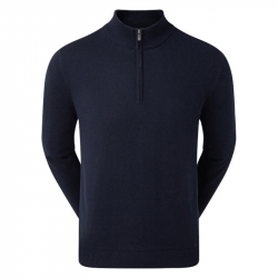 Footjoy Pull en laine WindStopper 1/2 zip - Marine