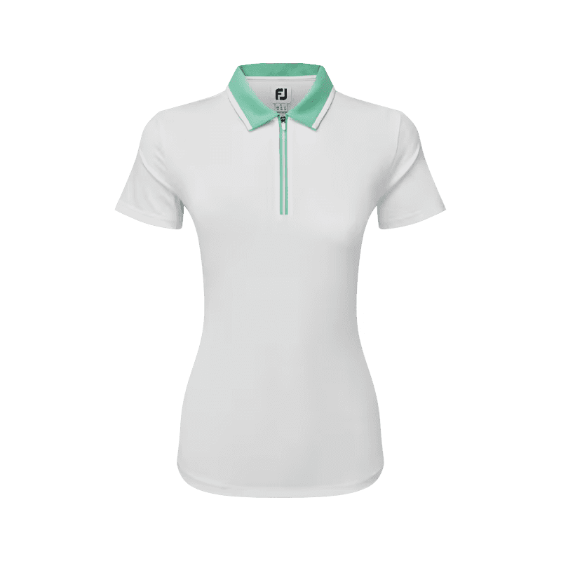 Footjoy polo uni en fil d'écosse femme