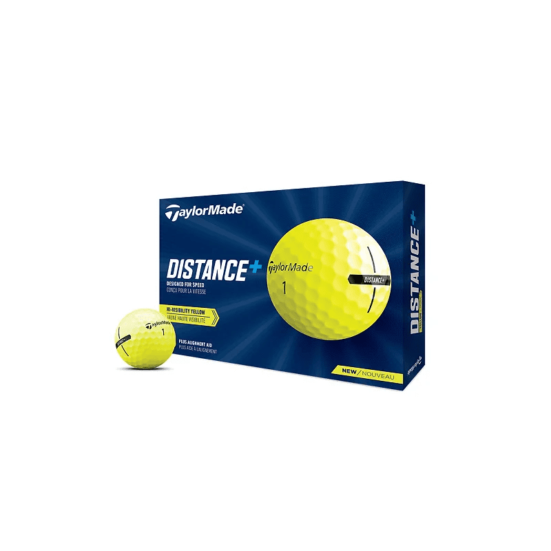 Taylormade - balles distance + 21 (12) Jaune