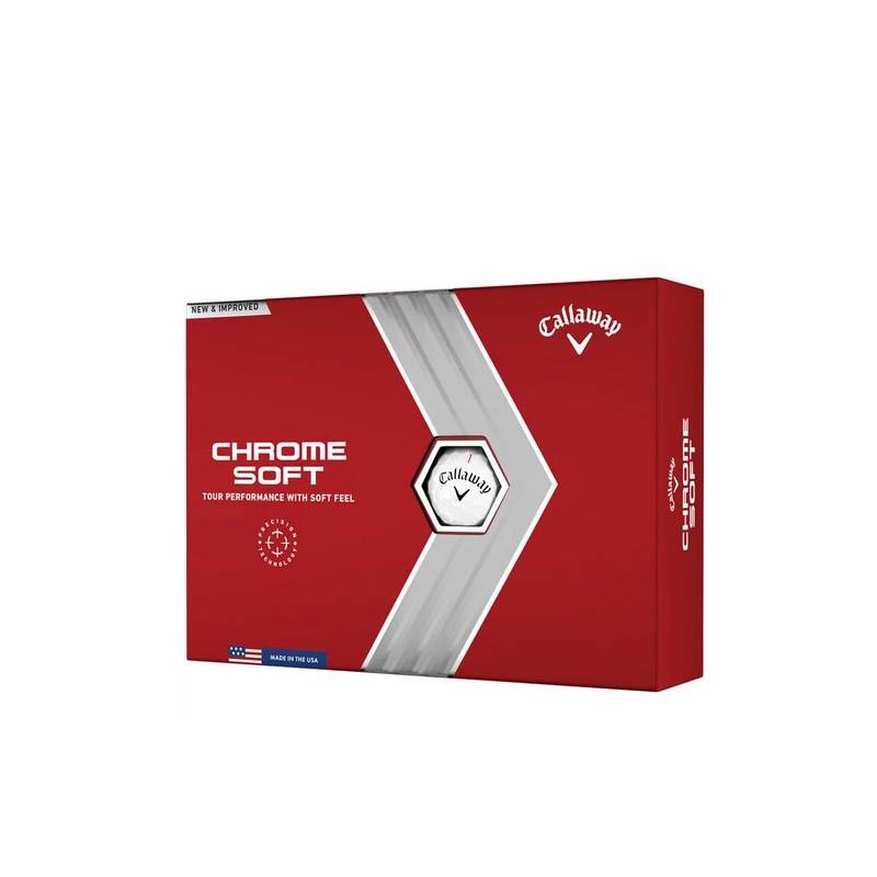 Callaway - Balles Chrome Soft - Blanc