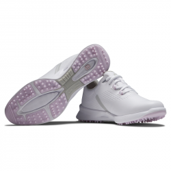 Footjoy - Chaussures Fuel Femme - Blanc/Blanc/Rose