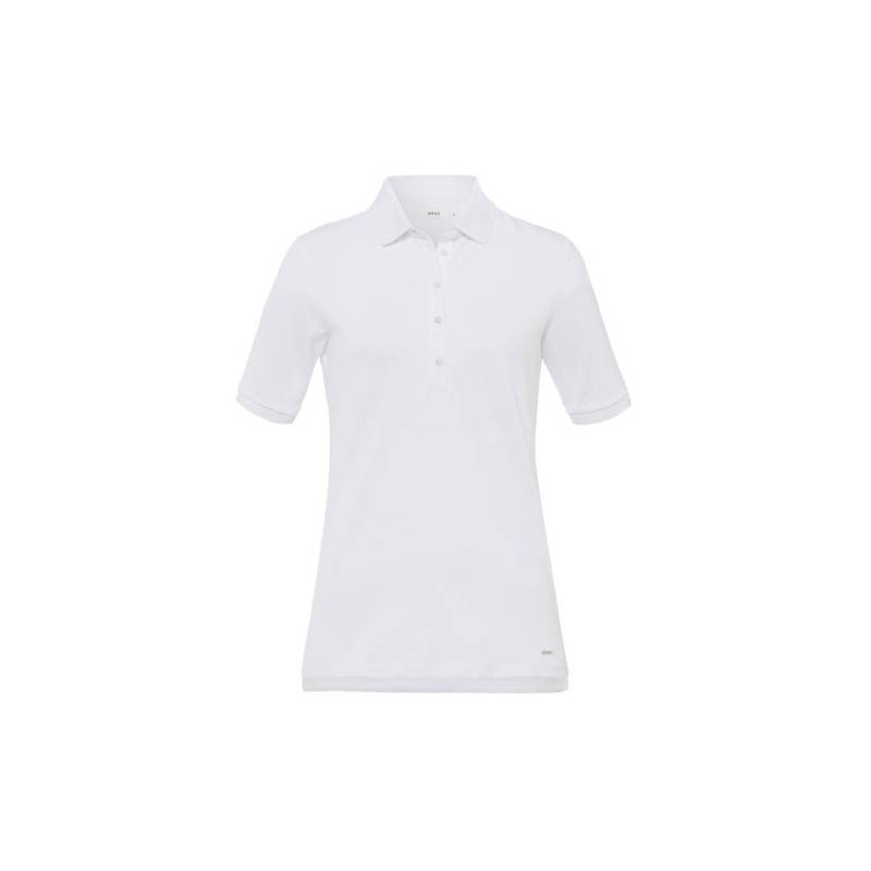 Polo femme Brax Cleo blanc collection P/E 2023 | Sur CarreGolf.com