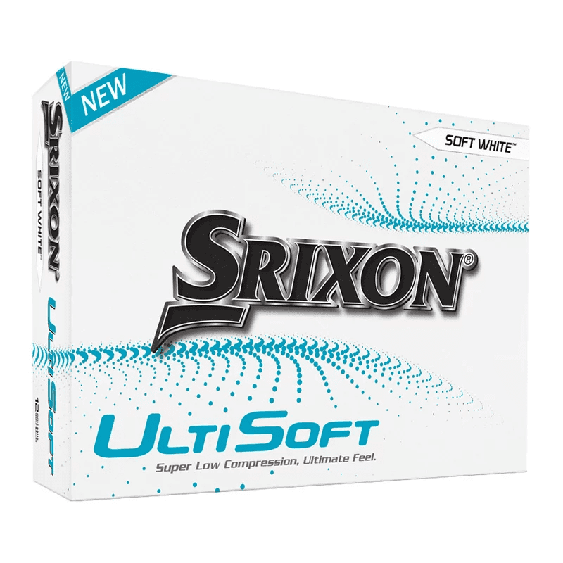 srixon - balles ultisoft douzaine blanc