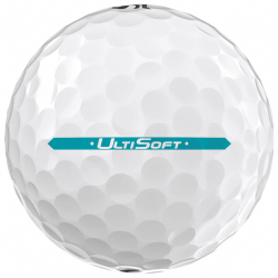 srixon - balles ultisoft douzaine blanc