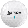 srixon - balles ultisoft douzaine blanc