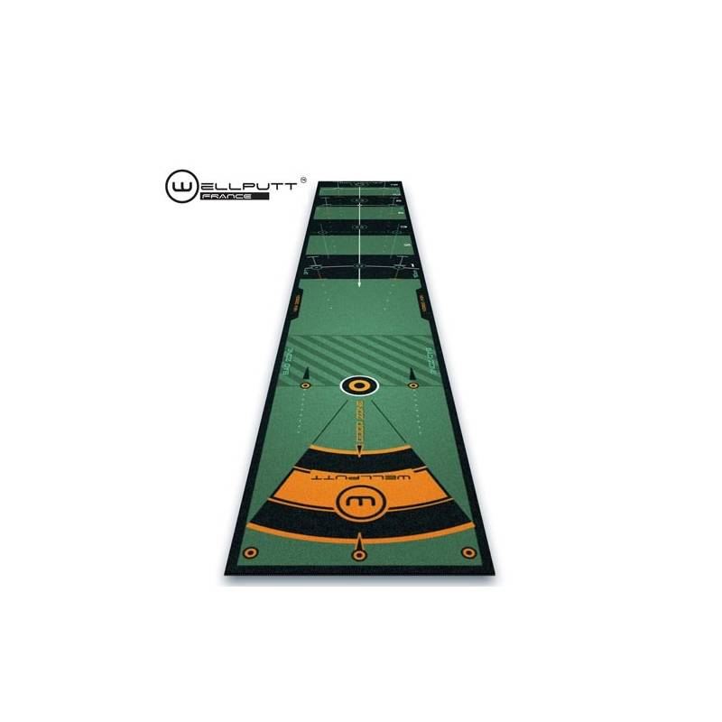 Wellputt Tapis d'entrainement 3 mètres Vert