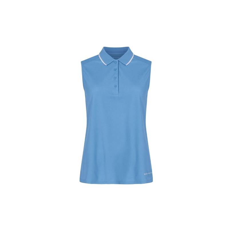 Polo Miriam bleu Rohnisch collection P/E 2023 | Sur CarreGolf.com