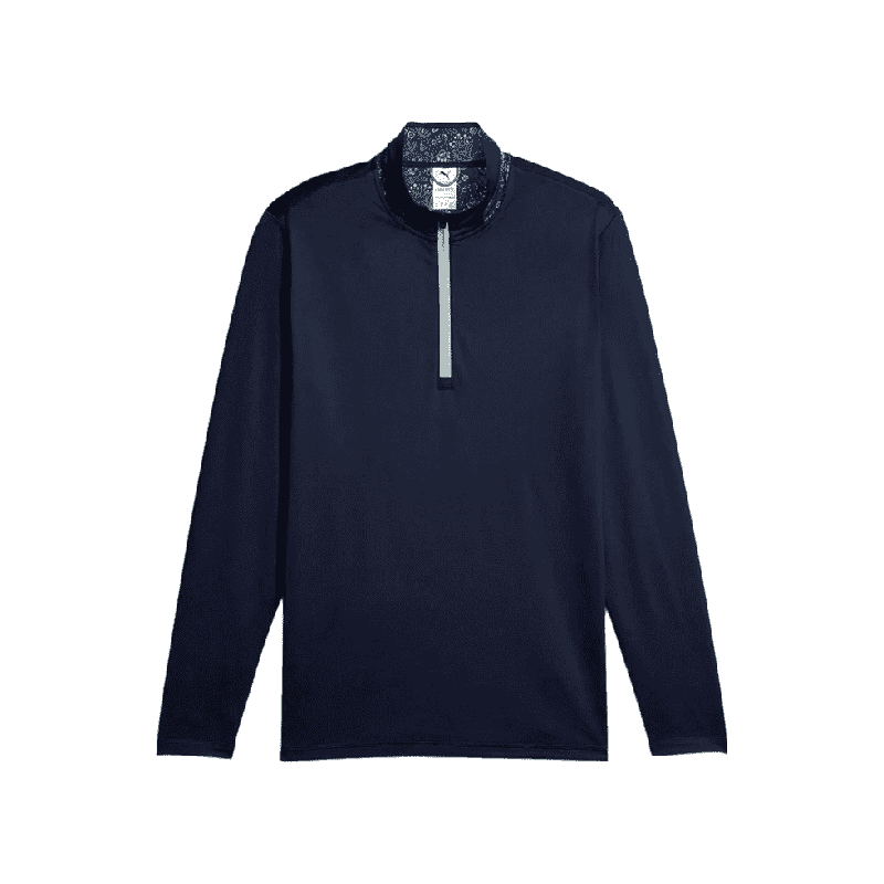 Puma - Sweat X Liberty 1/4 zip Navy Blazer Green | Achat sur CarreGolf.com