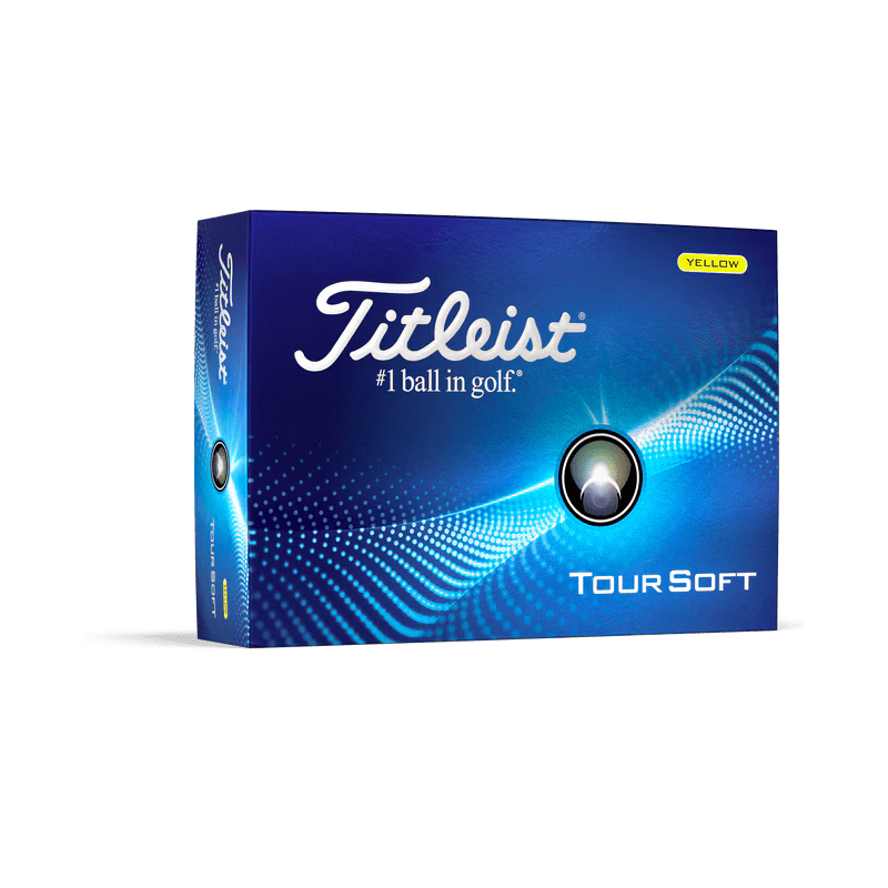 titleist balles tour soft jaune 2024